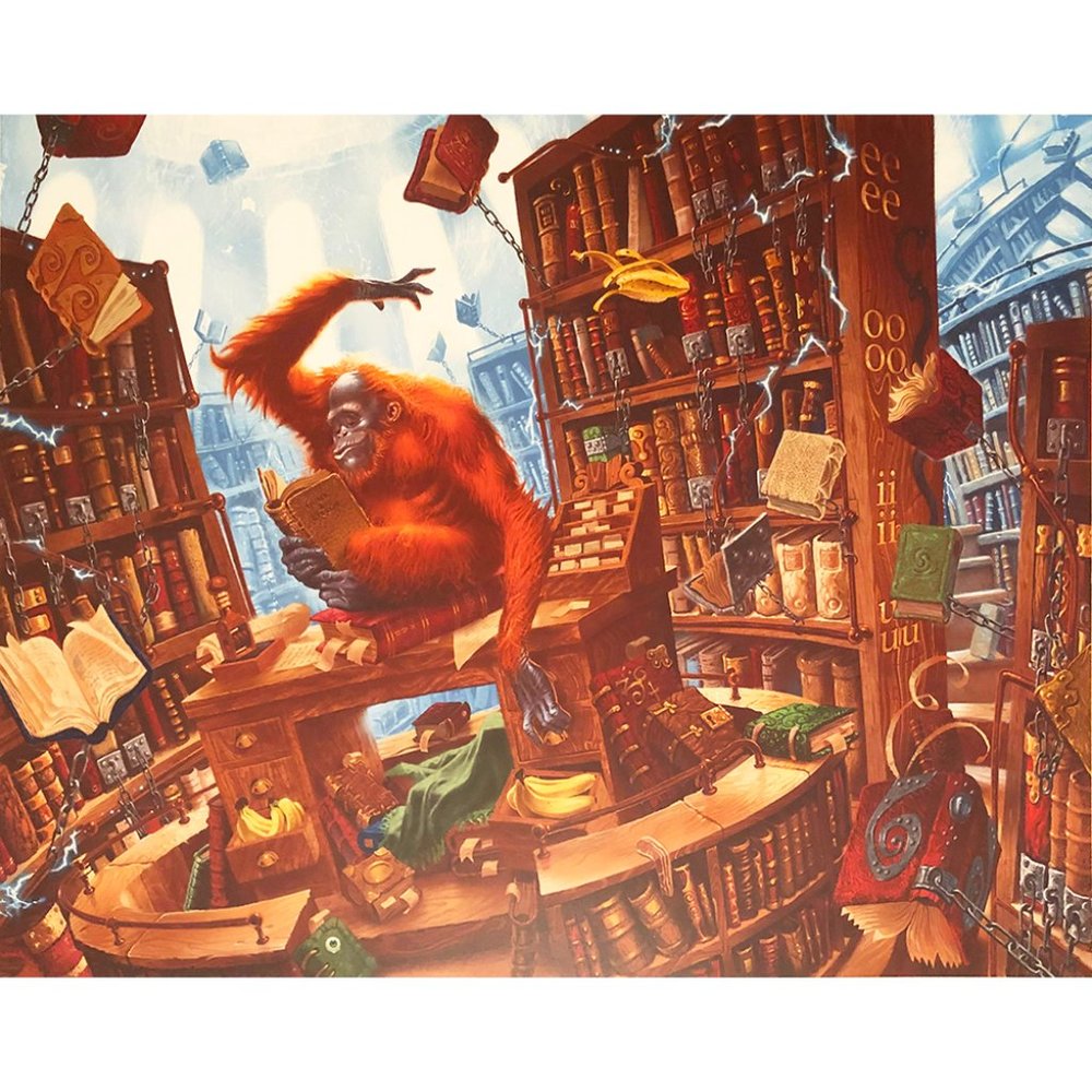 Discworld ‘The Librarian’ Fantasy Art Print
